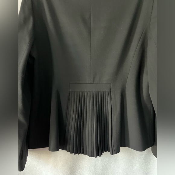 Nine West Size 14W Black Dress Jacket with Shoulder Pads - Picture 9 of 14